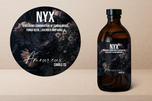 Load image into Gallery viewer, Nyx - Custom Fragrance, Luxury Candle - Relaxing combination of Sandalwood, Tonka Bean, Lavender and Vanilla
