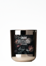 Load image into Gallery viewer, Crave, The Minimalist Vessel, Luxe Rose Gold, 15oz Candle, Chocolate and caramel combined with cannabis softened with rose petals and musk
