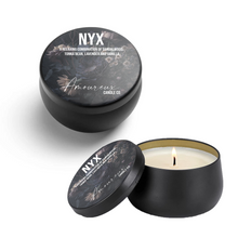 Load image into Gallery viewer, Nyx - Custom Fragrance, Luxury Candle - Relaxing combination of Sandalwood, Tonka Bean, Lavender and Vanilla
